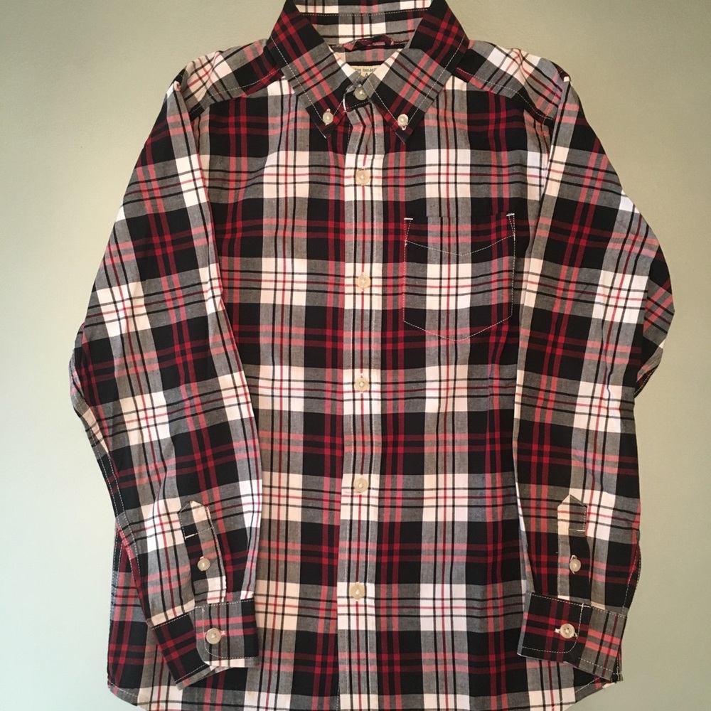 The Children’s Place LS Plaid Button Down Shirt
